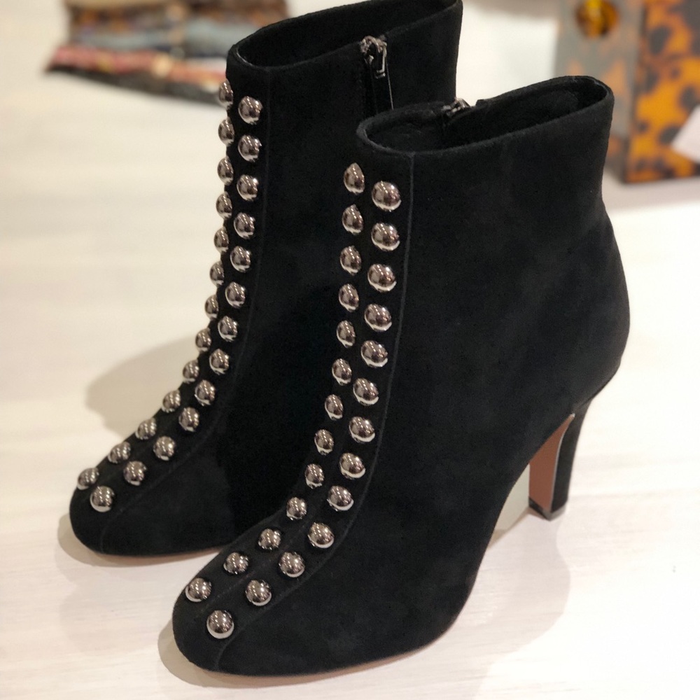 Black ankle boots